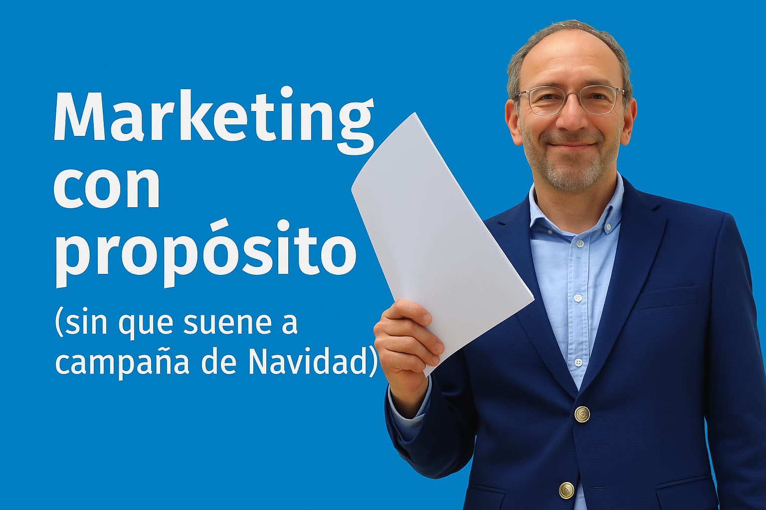 Marketing con propósito (sin que suene a campaña de navidad)